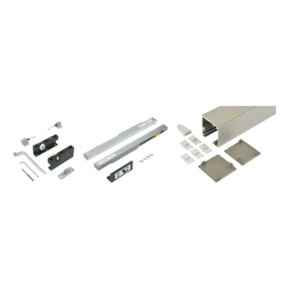 Zimmerschiebet&uuml;rbeschlag-Set ABILIT 50-H - SHIEBTRBSHLG-ABILIT50HW-MD-EDELSTF-3000