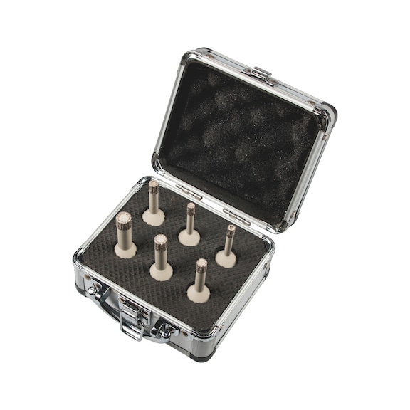 Jeu de couronnes diamant de forage à sec Klingspor DK 600 F Supra - DRLBIT-KLINGSPOR-331076-110X130X100