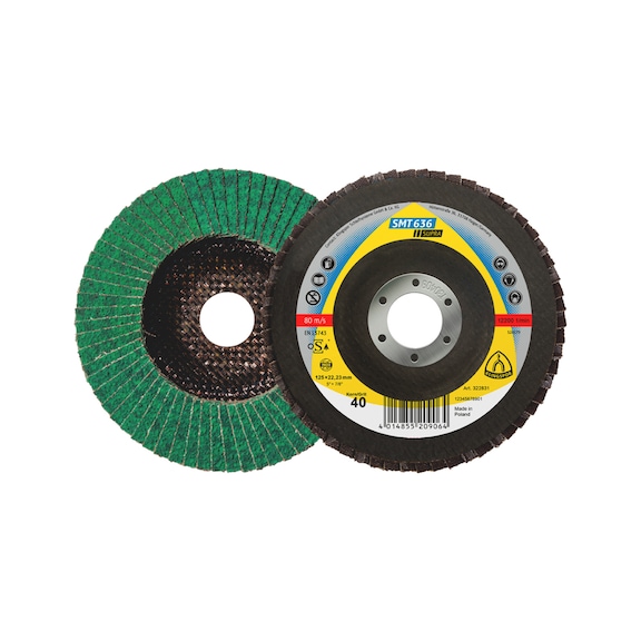 Abrasive flap disc Klingspor SMT 636 Supra