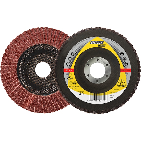 Abrasive flap disc Klingspor SMT 314 Extra