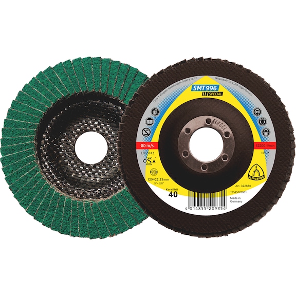 Abrasive flap disc Klingspor SMT 996 Special