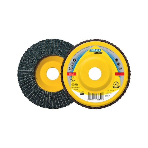 Abrasive flap disc Klingspor SMT 925 Special
