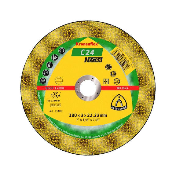Cutting disc Klingspor C 24 Extra