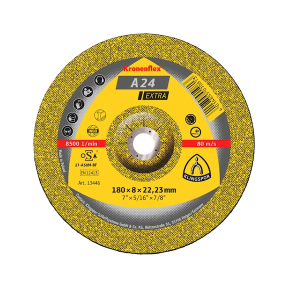 Cutting disc Klingspor A 24 Extra - CUTDSC-KLINGSPOR-351254-XLOCK-D125-2,5