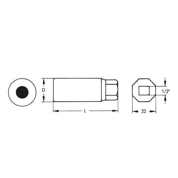 Stud extractor - EXTR-STUDBLT-8MM