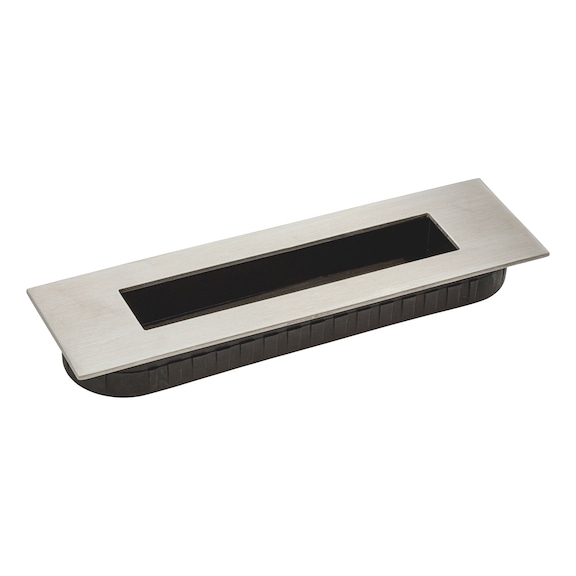 TYPE F sliding door shell-design handle - DRSHELL-SLIDDRFITT-TYP-F-OPEN-A2-MATT