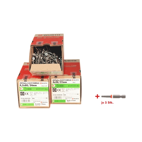 ASSYplus 4 A2 P CSMR60 sst A2 set 1,205 pcs