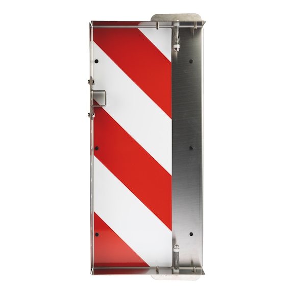 Lisäosa varoituskilpi, ylileveä kuljetus Marianne - YLILEVEÄN LISÄOSA, ETU VASEN , YLI 4M