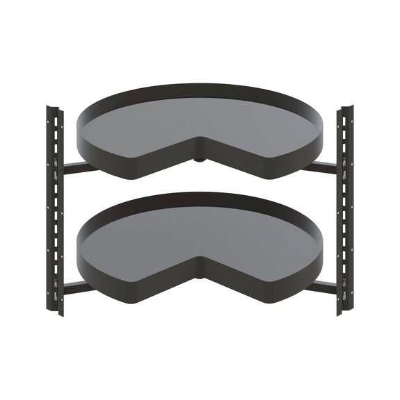 Eckschrank-Drehbeschlag VS COR Wheel Pro 3/4 Set - DRHBSHLG-SET2-3/4BOD-PL-ANTHR-800