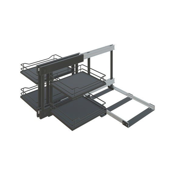 Eckschrank-Schiebebeschlag–Set VS COR FLEX - ECKSHRNKSHIEBBSHL-COR-FLEX-PR-ANTHR-1200