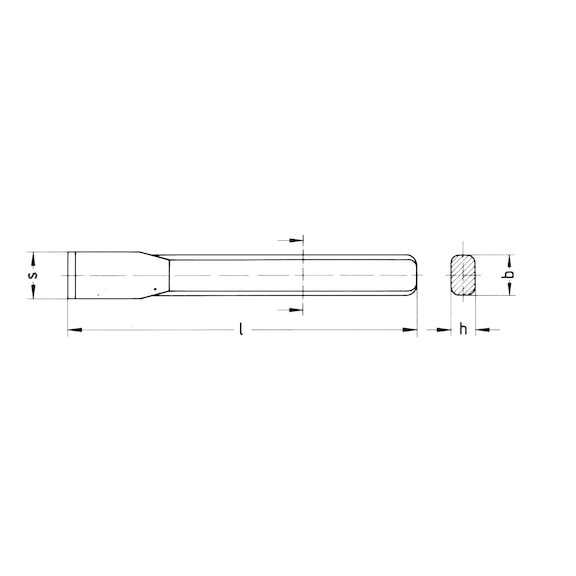Flat chisel In line with DIN 6453 - 2
