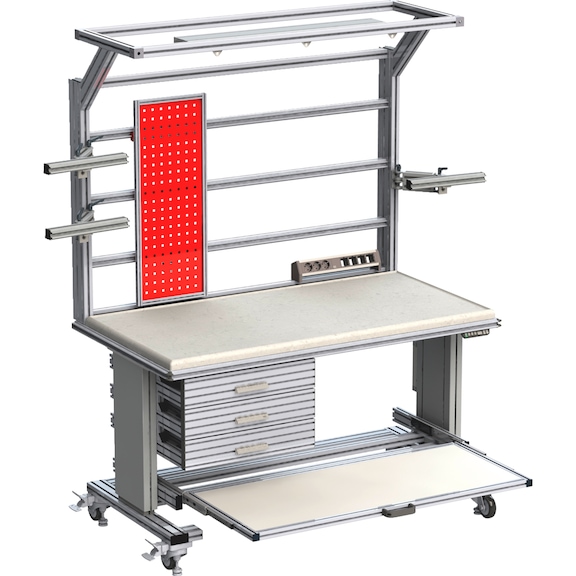 Workstation for gluing - AP-INDSTR-KLEBEN-1500X750X2150MM