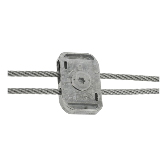 Attache IP-FIX pour câble métallique 6 mm - ATTACHE IP-FIX CABLE HORIZONTAL D 6 MM