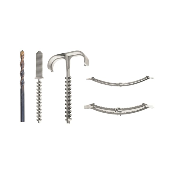 Flush-mounted installation set 277 pieces - FLUSH-MOUNTED-INSTALLATION-SET-277PCS