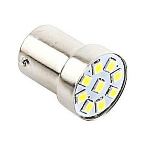 Bombillo LED de luz trasera camión - AMPOLLETA LED 12V G18.5 1CONT BA15S-2PZA