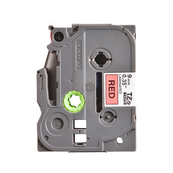 Brother label tape cassette for labellers   - LBLTPE-(F.LBLR-BROTHER)-RED-9MM