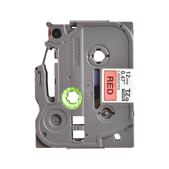 Brother label tape cassette for labellers   - LBLTPE-(F.LBLR-BROTHER)-RED-12