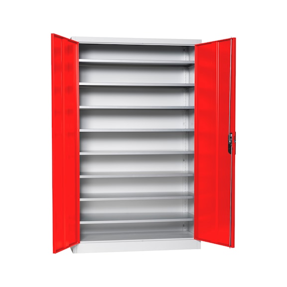 Fl&uuml;gelt&uuml;renschrank Tiefe 500 mm - FLGTRSHRNK-VOLLBL-SLB-FB523-RAL3020