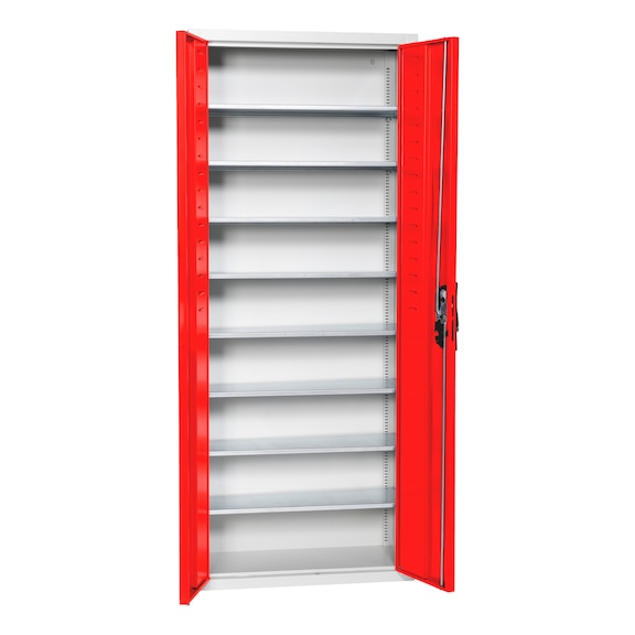 Wing door cabinet, depth 300 mm - WNGDRCAB-STRG-SLB-FB311-RAL3020