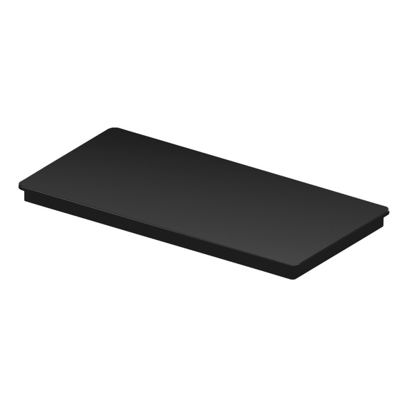 Lid for organiser box ADD Box - LID-ADD-BOX-PLA-P-2X1-CLOSED-BLACK