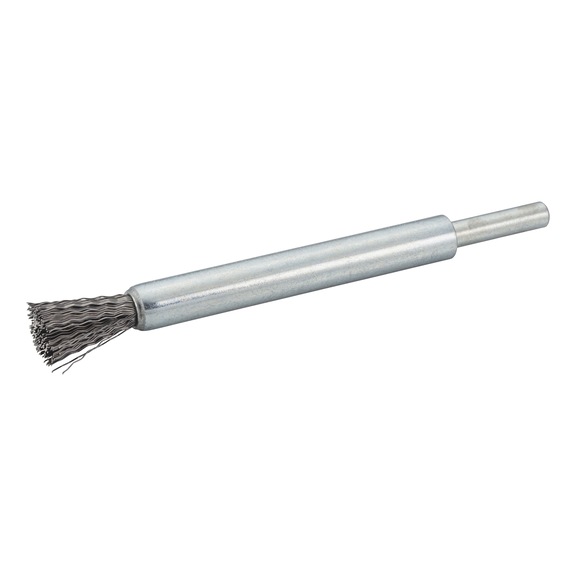 Brosse Métallique Rotative Pour Perceuse - Tige Longue, Tête Fine, Idéale Pour Rouille Et Zones Inaccessibles