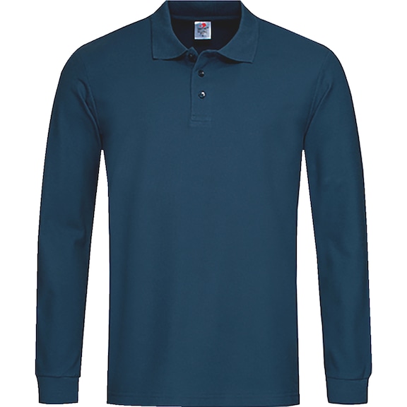 Polo shirt long-sleeved L-Shop S540 Profil - LONG-POLOSRT-PRFL-S540-NAVYBL-2XL-SPC