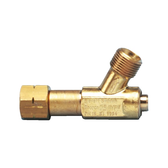 Letkunmurtoventtiili, murtumissuoja Enimmäispaine: 2 baaria - LETKUNMURTOVENTTIILI R3/8L, 1,5-4 BAR