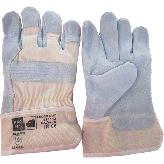 Protective glove, leather Fitzner 581112