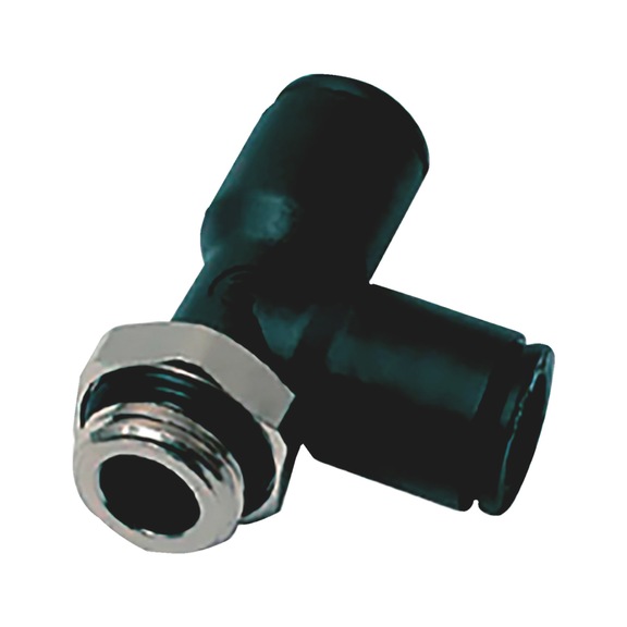 Connector, pneumatic - L-EINSHR/STECKVERB-10X1/2-31931021