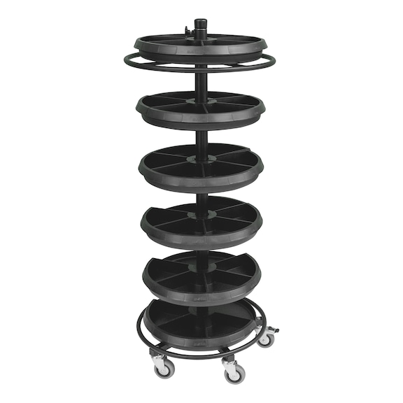 Tarviketorni 36-lokeroinen - PIENTARVIKETELINE PYÖRILLÄ