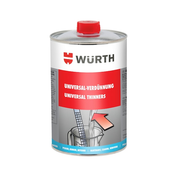 Diluant universel pour la plupart des primaires d'accroche et des peintures à base de solvant - THINNER-UNI-1LTR