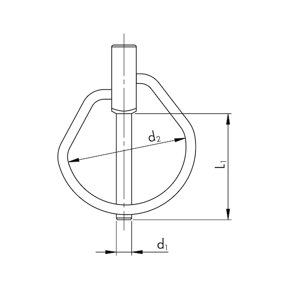 Sourcingmap - Spille A Foro In Acciaio Zincato, 10 Pezzi | Testa Piatta Per Fai Da Te E Meccanica - Foto 5