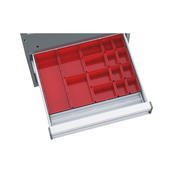 Systemboxenset f&uuml;r Schublade 556 mm - SYSBOX-SET-(F.SLB-556)-VARI2-556X452