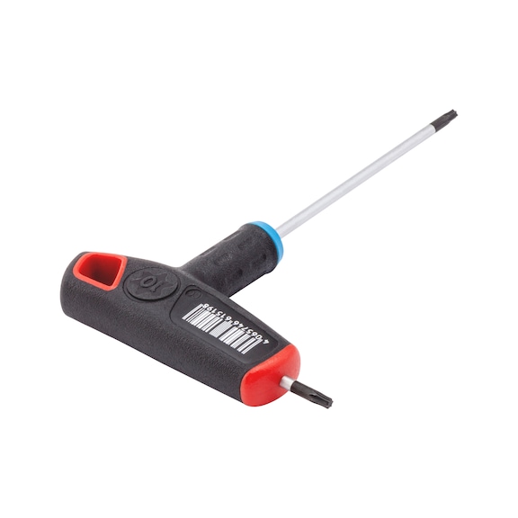 2-komponentse T-käepidemega TX võti külgotsikuga - TX VÕTI T-KÄEPIDE TX10X124MM