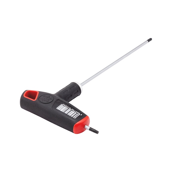 2-komponentse T-käepidemega TX võti külgotsikuga - TX VÕTI T-KÄEPIDE TX20X235MM