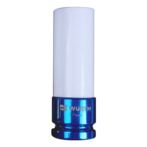 Vaso de impacto de 1/2 pulg. DIN 3121/ISO 1174 - DADO DE IMPACTO 1/2" C/PLÁST. 17 MM