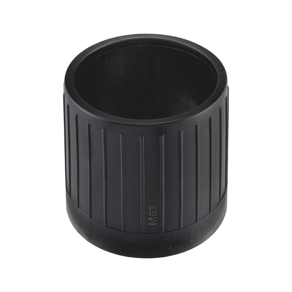 Plastic end grommet For rigid electrical conduits - ENDGRMT-F.CND-BLCK-EN63