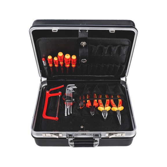 Electric tool case ZEBRA 54 pcs - ZEBRA-WZGKOFFR-ELEC-SET-54-PCS