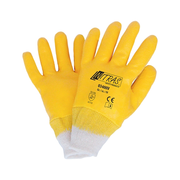 Schutzhandschuh Nitril Nitras 03400V - HNDSHH-NITRAS-03400V-8-GR8