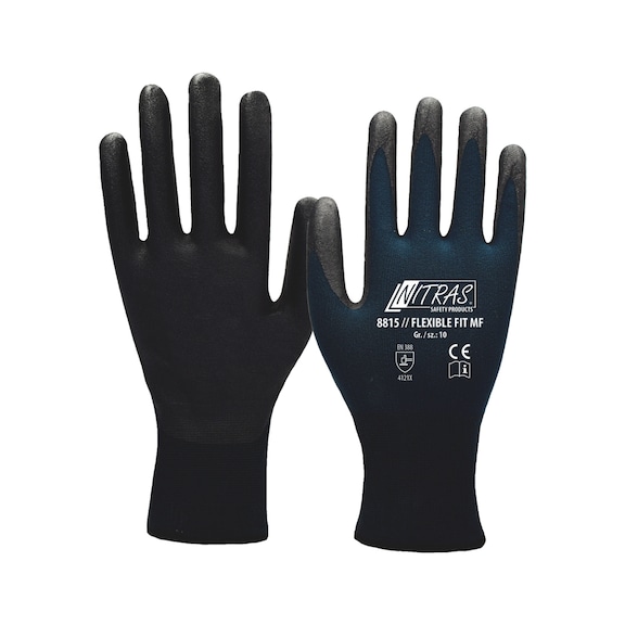Schutzhandschuh gestrickt mit Beschichtung Nitras Flexible Fit MF 8815 - HNDSHH-NITRAS-FLEXIBLEFIT-MF-8815-6-GR6