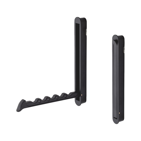 Klapp-Kleiderhaken KH-ZD 11 - KLDHAK-HK-ZD-11-140MM-SCHW