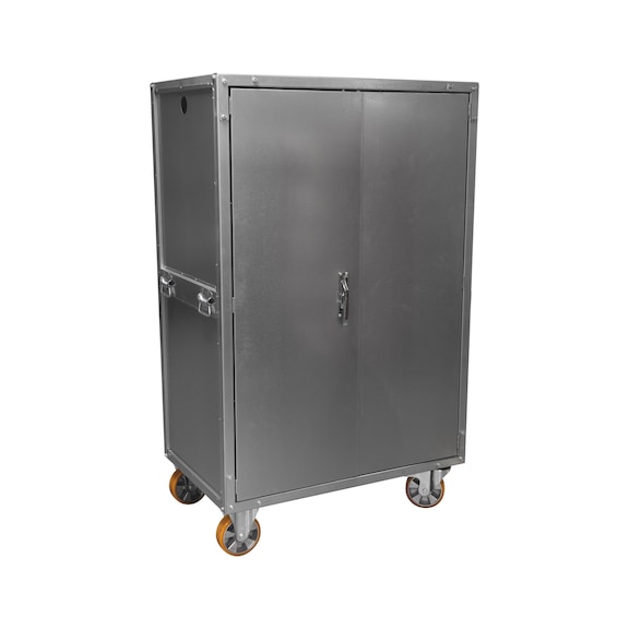 Työmaakaappi pyörillä - TYÖMAAKAAPPI PYÖRILLÄ