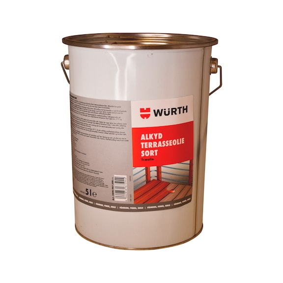 Terrasseolie - TERRASSEOLIE SORT 5L.