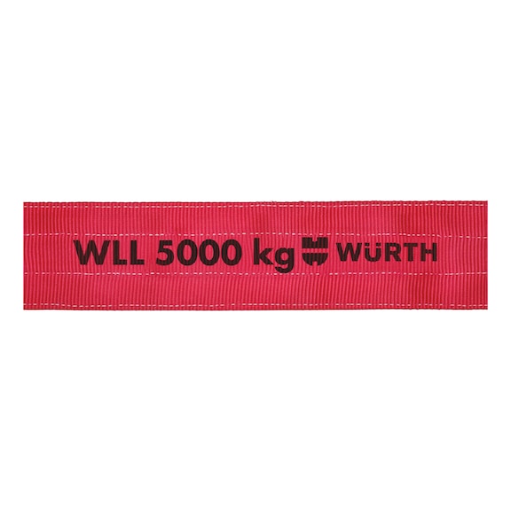Two-ply lifting strap - LFTSTRP-(EN1492-1)-5000KG-L3000-W150MM