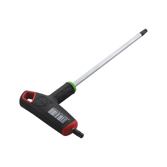 2-komponentse T-käepidemega TX võti külgotsikuga - TX VÕTI T-KÄEPIDE TX40X235MM