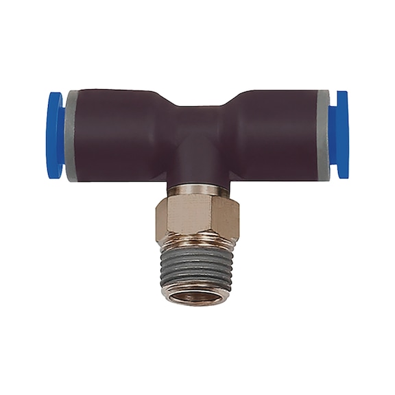 T-shaped push-in fitting - 1