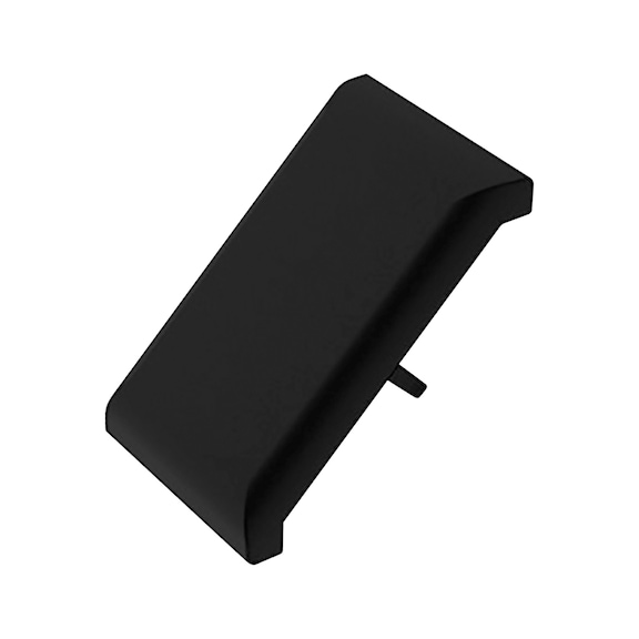 Plastic cover cap for aluminium bracket - CAP-B-PA-BLCK-ALUANGL-30