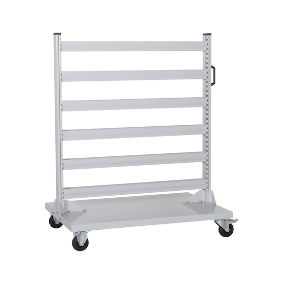 Chariot Pour syst&egrave;me de bo&icirc;tes de stockage W-SLB - CHARIOT DE RAYONNAGE SANS BOITES