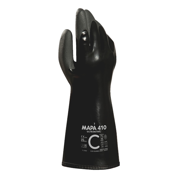 Protective gloves, chemicals Mapa Ultranitril 410 - GLOV-MAPA-ULTRANITRIL-410-SZ10