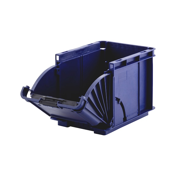 Storage box W-KLT 2.0 - W-KLT2.0-2115-BLUE(RAL5022)200X150X150MM